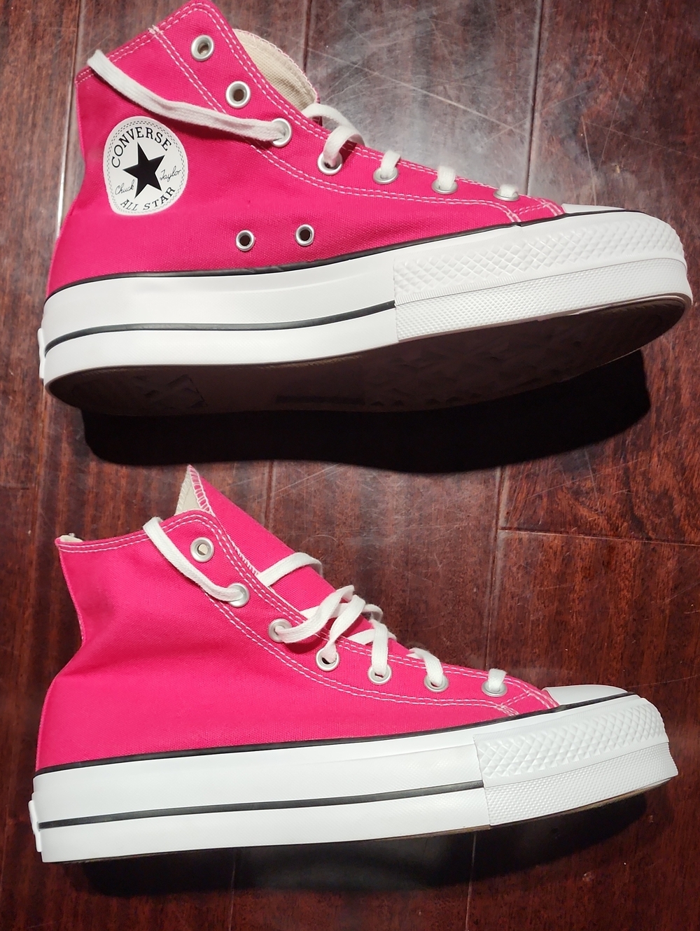 Converse Chuck Taylor All Star Lift Hi Top Platform Hot Pink  Sz 10 A08288F